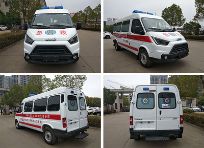 国六江铃特顺长轴救护车 高效转运，守护生命的移动堡垒